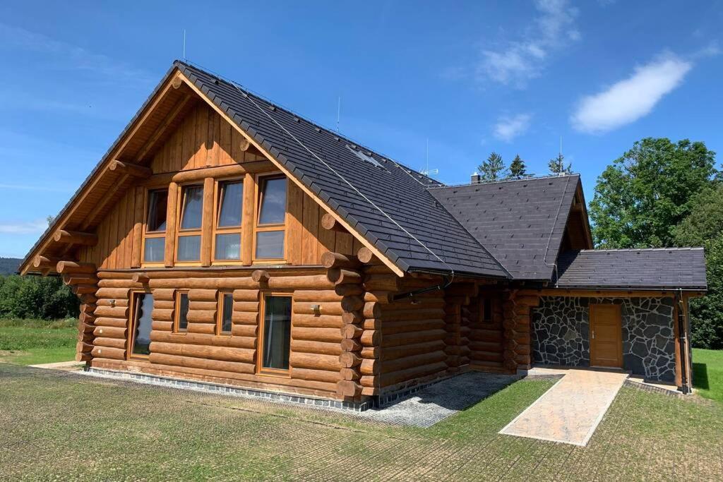 Villa Luxusni Srub Az 24 Luzek - Sruby-Lipno Frymburk nad Vltavou Exterior foto