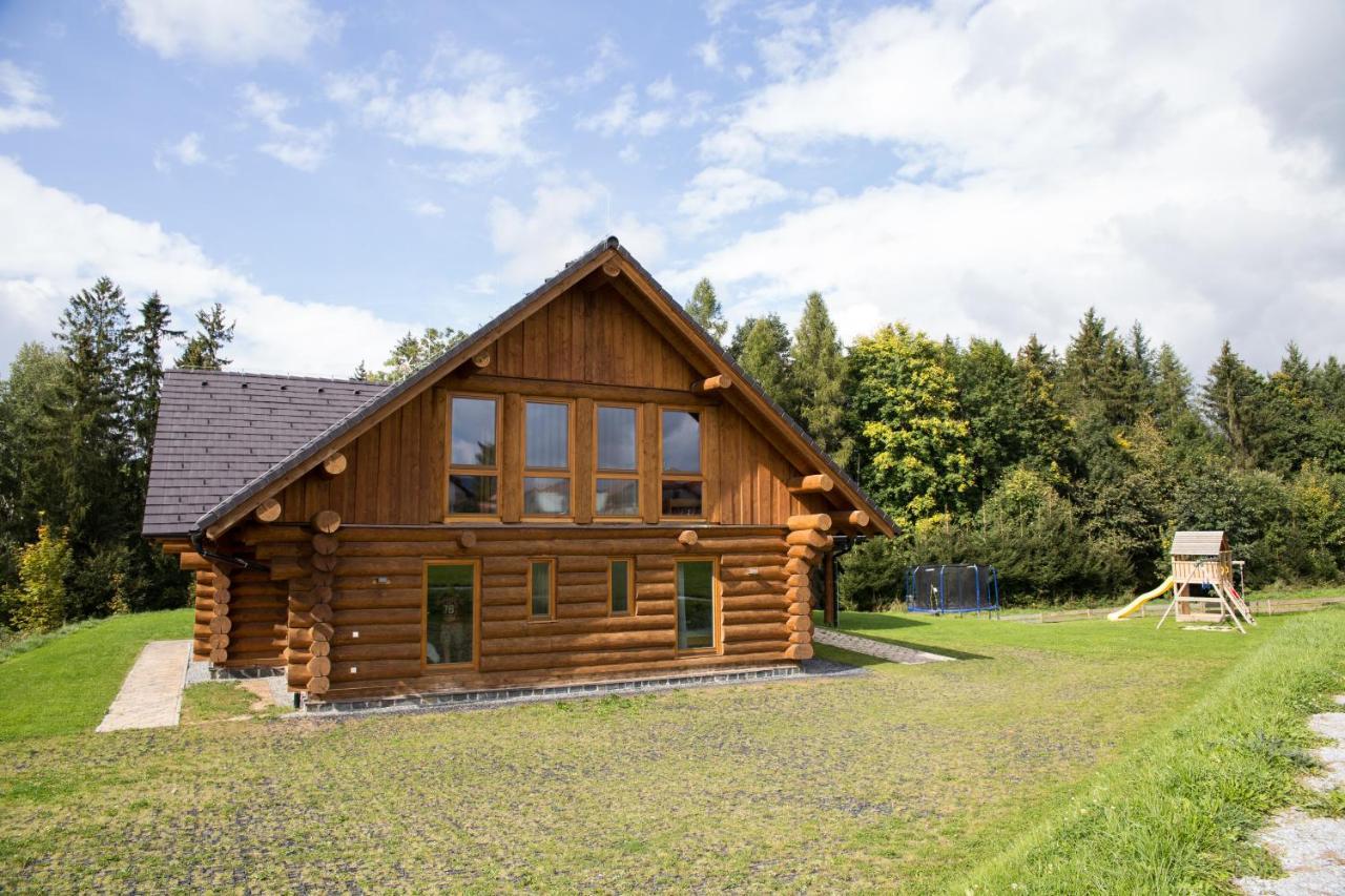 Villa Luxusni Srub Az 24 Luzek - Sruby-Lipno Frymburk nad Vltavou Exterior foto