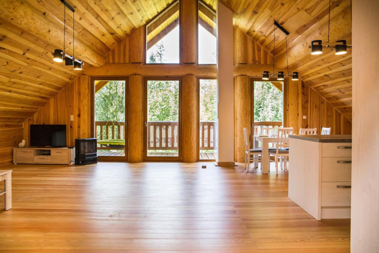 Villa Luxusni Srub Az 24 Luzek - Sruby-Lipno Frymburk nad Vltavou Exterior foto